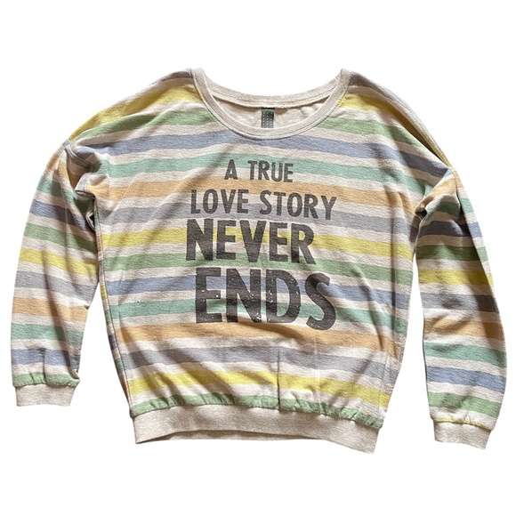 HOM Venice, California • Patel Striped Sweatshirt Logo Front Size Small - Picture 1 of 5